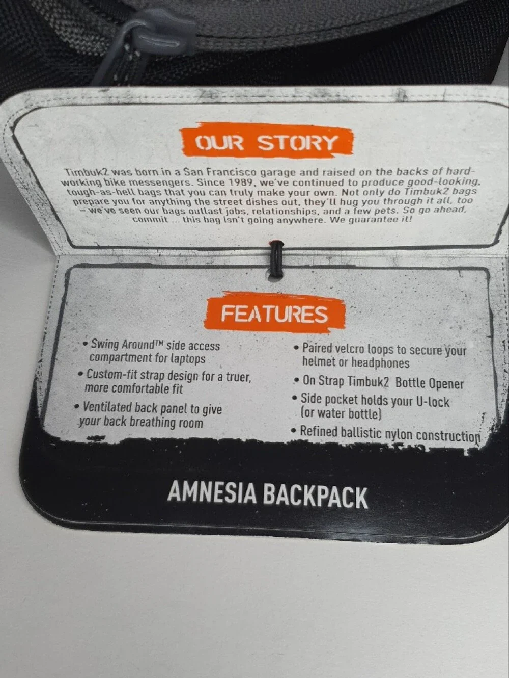Timbuk2 Amnesia Backpack NWT + Free Gift